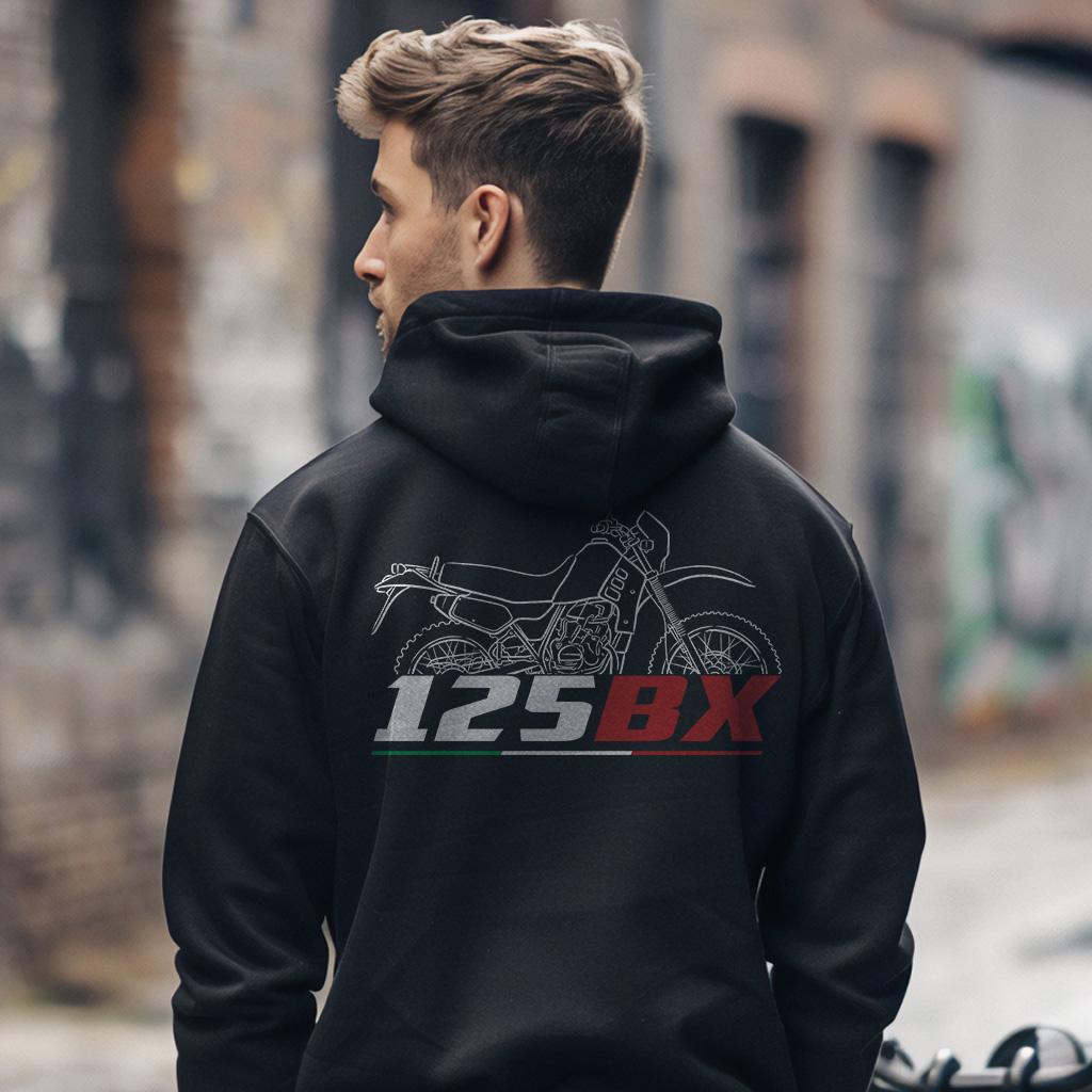 Moto Guzzi 125 BX 1985 - 1989 Inspired Hoodie - Motorcycle Sweatshirt for Riders