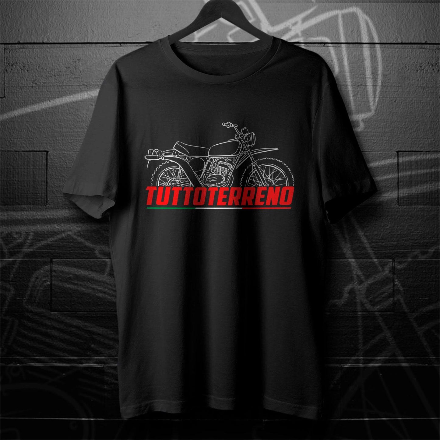 Moto Guzzi 125 Turismo & Tuttoterreno Inspired T-Shirt - Motorcycle Tee Shirt for Riders