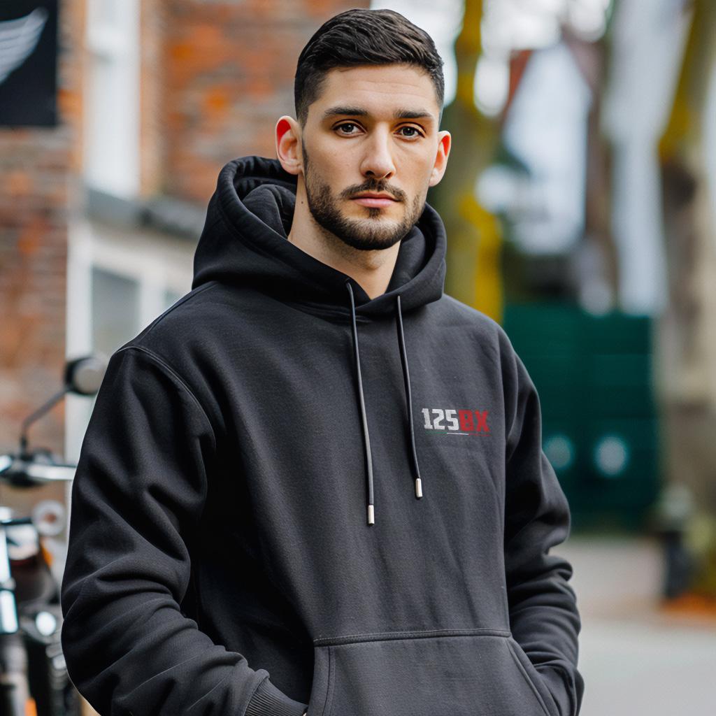 Moto Guzzi 125 BX 1985 - 1989 Inspired Hoodie - Motorcycle Sweatshirt for Riders