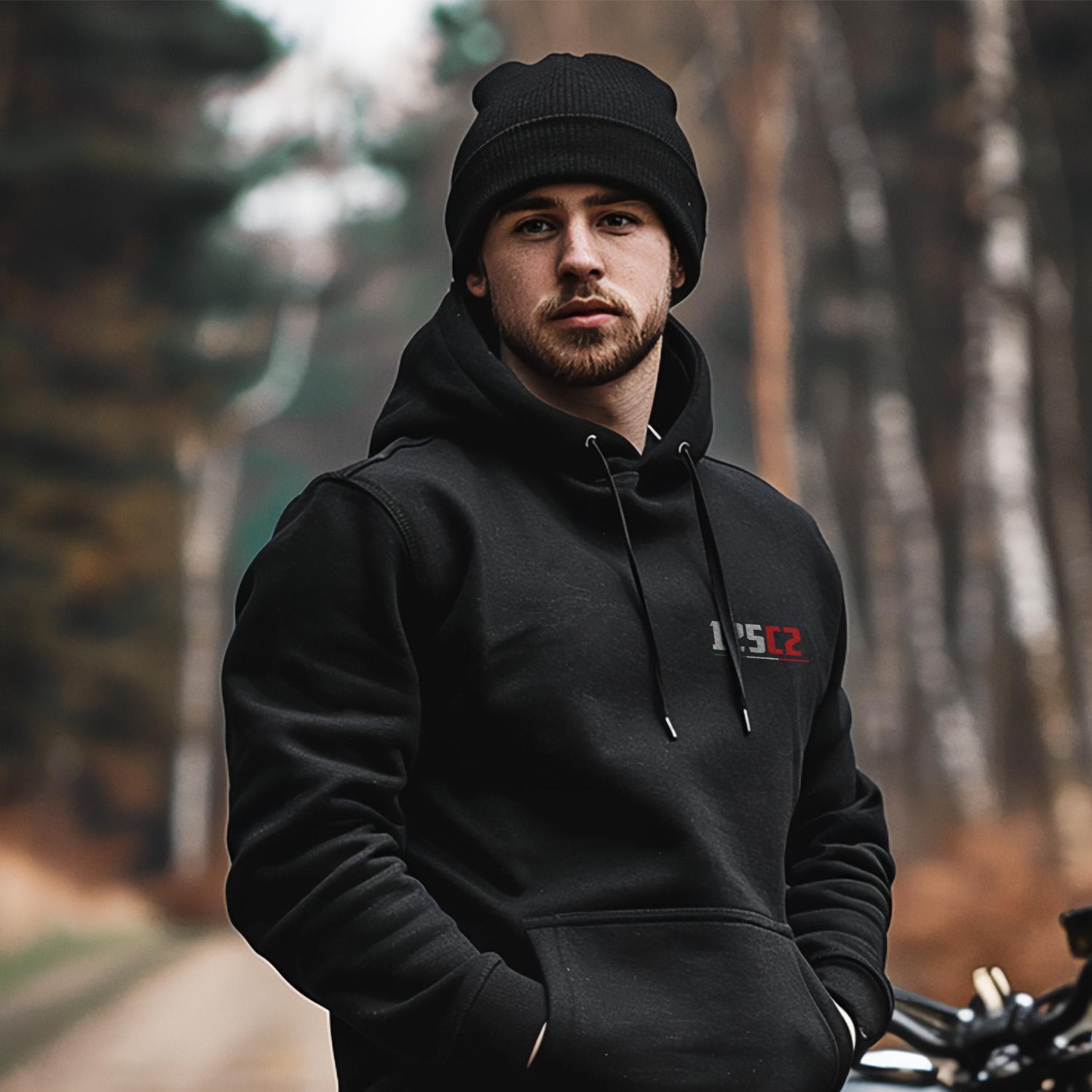 Moto Guzzi 125 2C 4T 1979 - 1981 Inspired Hoodie - Motorcycle Sweatshirt for Riders