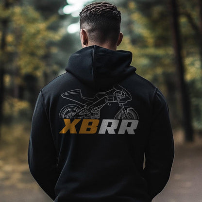 Buell XBRR 2007 Inspired Hoodie - Motorcycle Sweatshirt for Riders