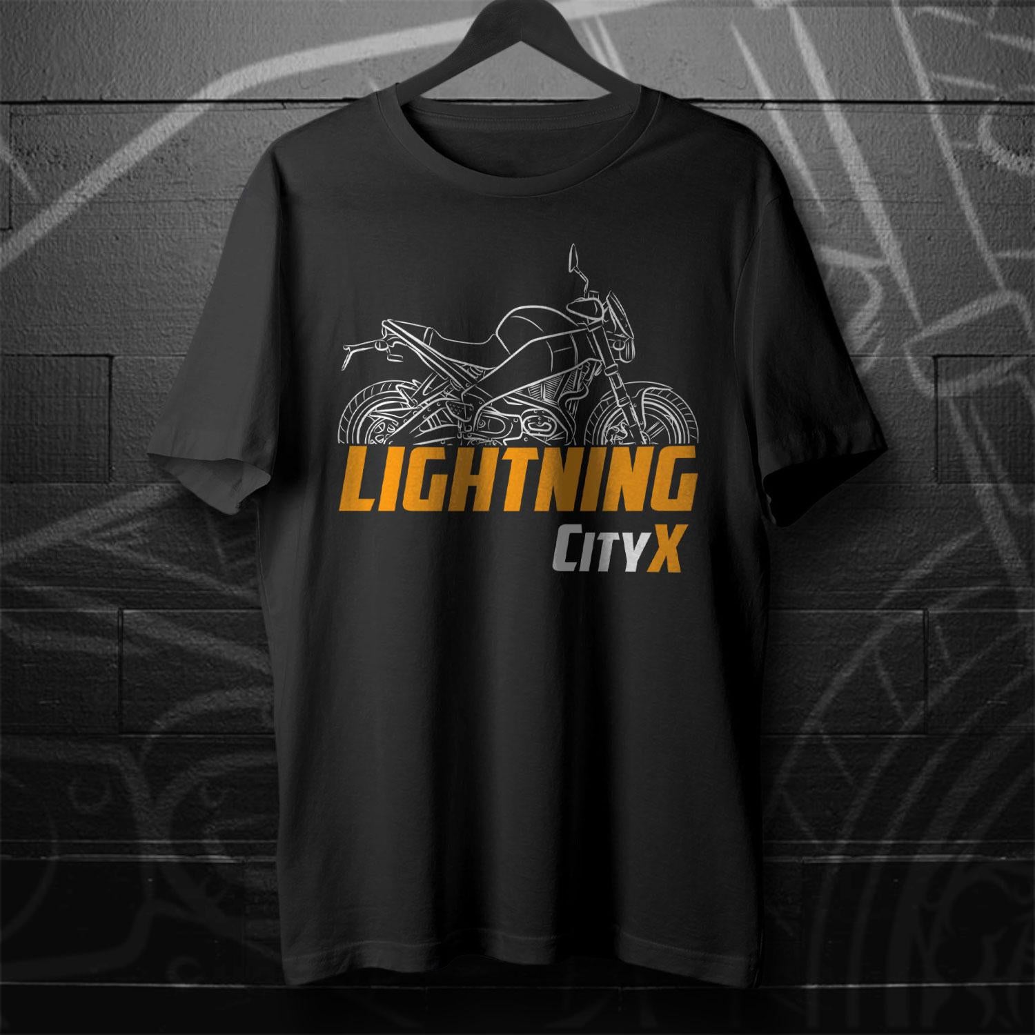 Buell XB12SX Lightning CityX 2010 Inspired T-Shirt - Motorcycle Tee Shirt for Riders