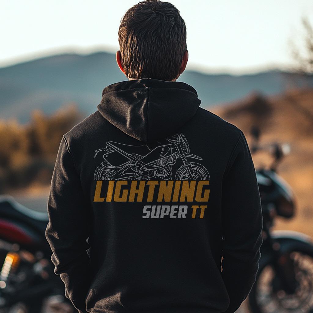 Buell XB12STT Lightning Super TT 2007 - 2008 Inspired Hoodie - Motorcycle Sweatshirt for Riders
