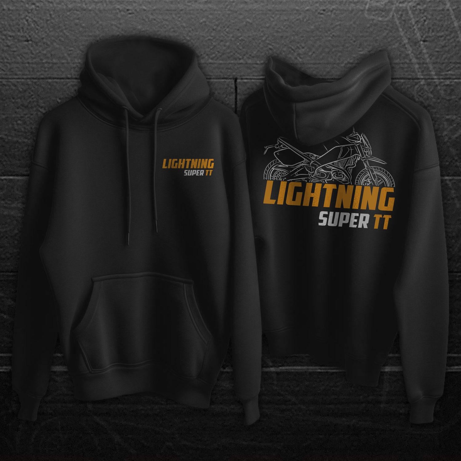 Buell XB12STT Lightning Super TT 2007 - 2008 Inspired Hoodie - Motorcycle Sweatshirt for Riders