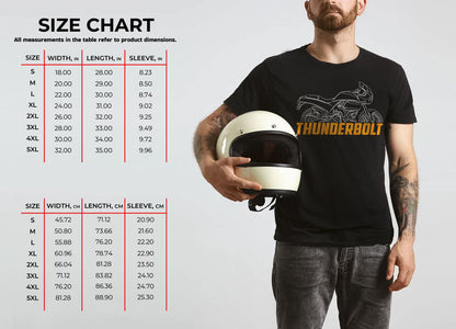 Buell S3 Thunderbolt 1997 - 2002 Inspired T-Shirt - Motorcycle Tee Shirt for Riders