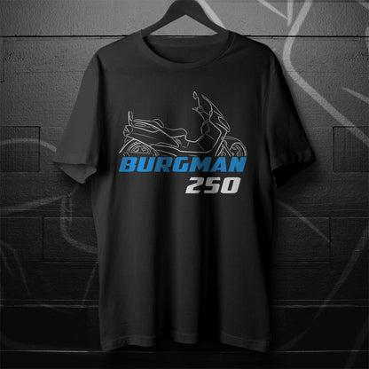 Suzuki AN250 Burgman ( Skywave 250 ) Inspired T-Shirt - Motorcycle Tee Shirt for Riders