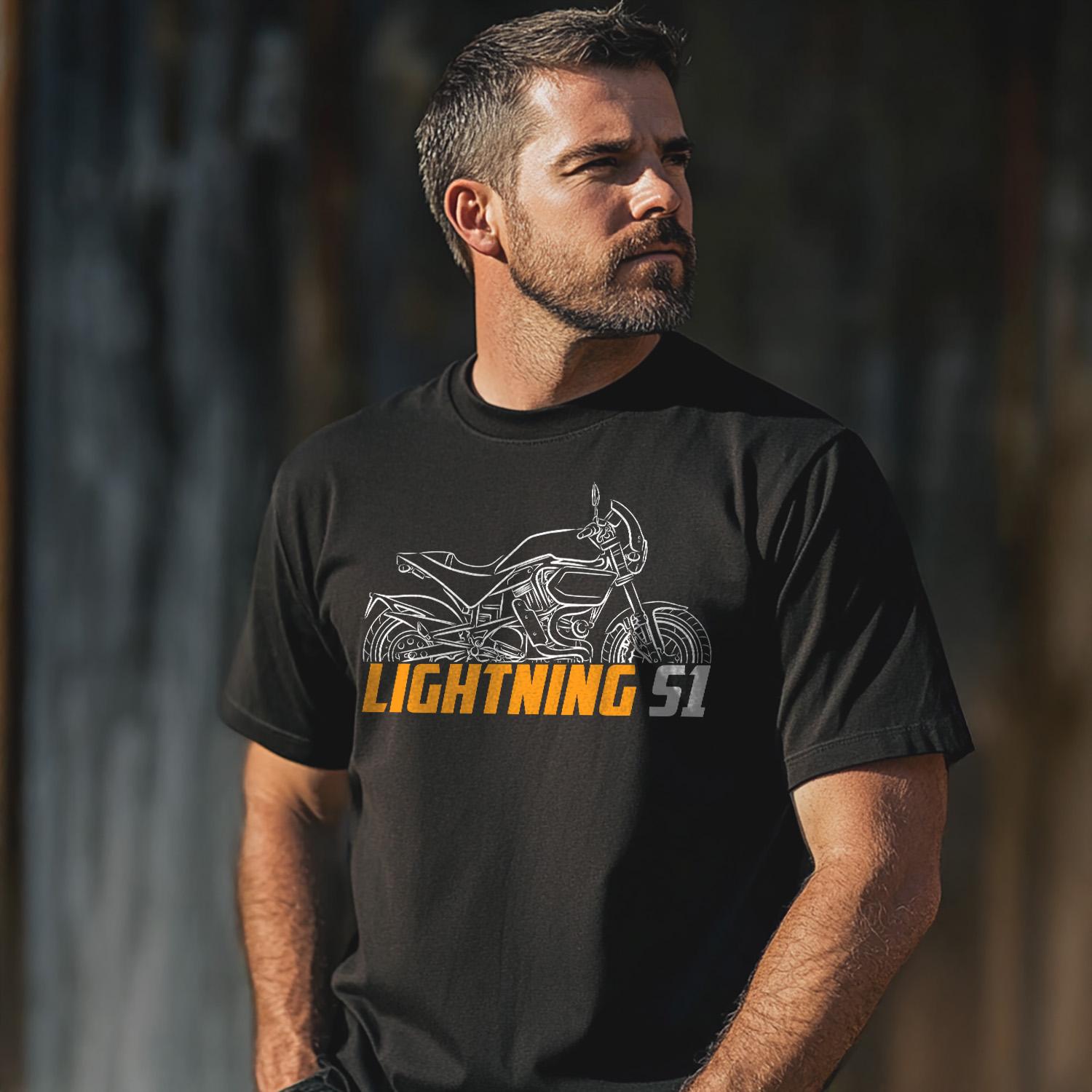 Buell S1 Lightning 1996 - 1998 Inspired T-Shirt - Motorcycle Tee Shirt for Riders
