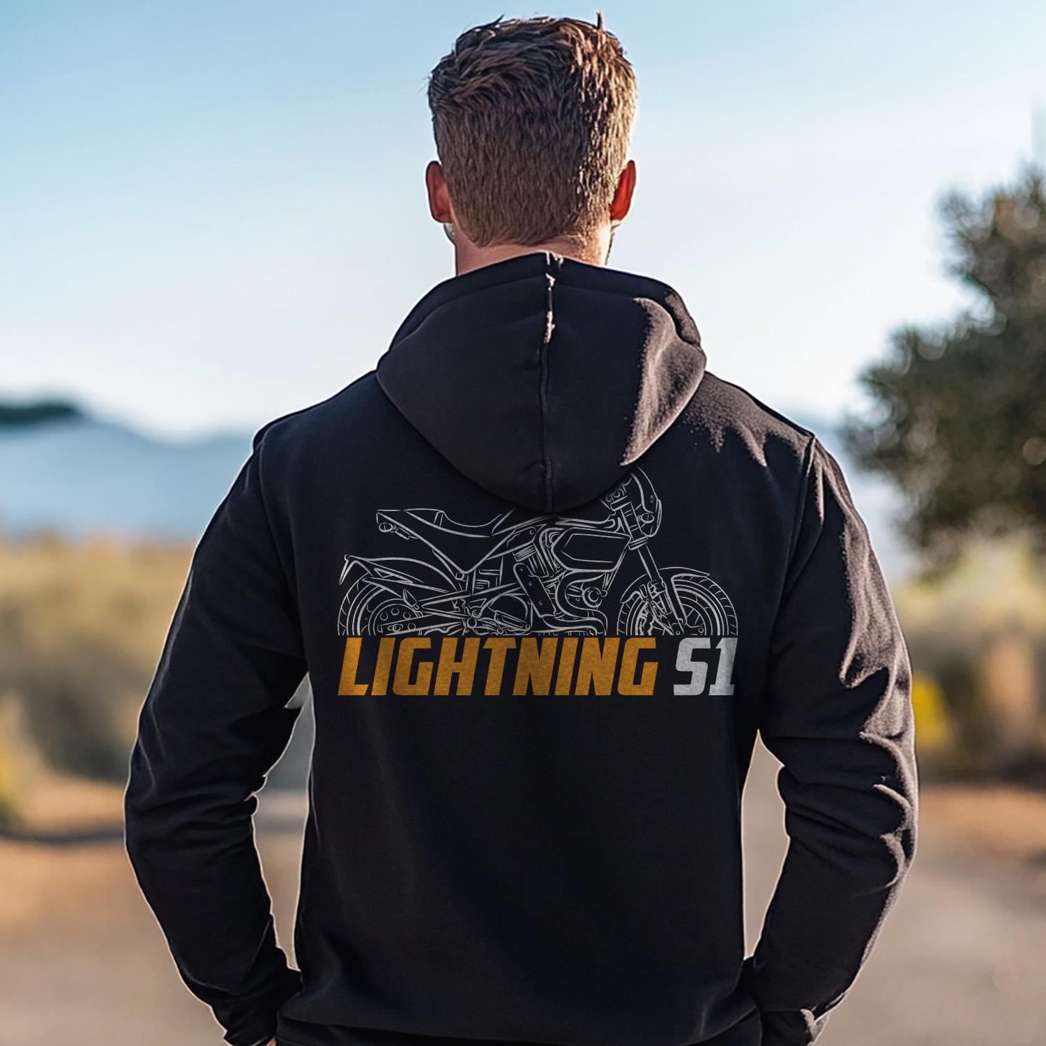 Buell S1 Lightning 1996 - 1998 Inspired Hoodie - Motorcycle Sweatshirt for Riders