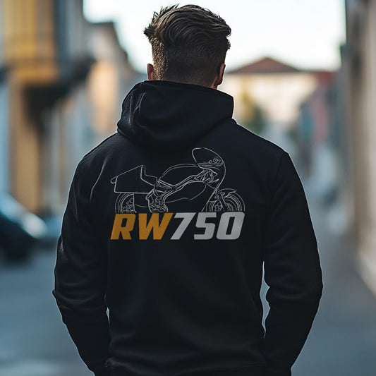 Buell RW 750 1983 Inspired Hoodie - Motorcycle Sweatshirt for Riders