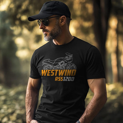 Buell RSS1200 Westwind 1991 - 1992 Inspired T-Shirt - Motorcycle Tee Shirt for Riders