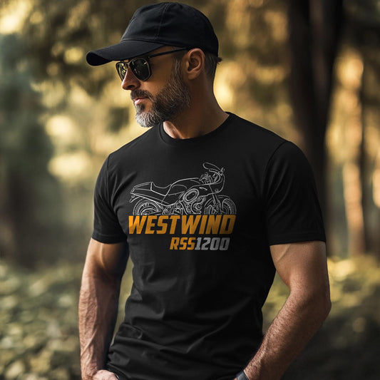 Buell RSS1200 Westwind 1991 - 1992 Inspired T-Shirt - Motorcycle Tee Shirt for Riders
