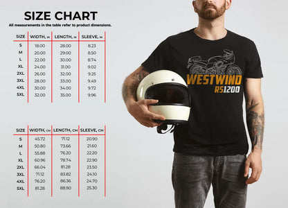 Buell RS1200 Westwind 1989 - 1992 Inspired T-Shirt - Motorcycle Tee Shirt for Riders