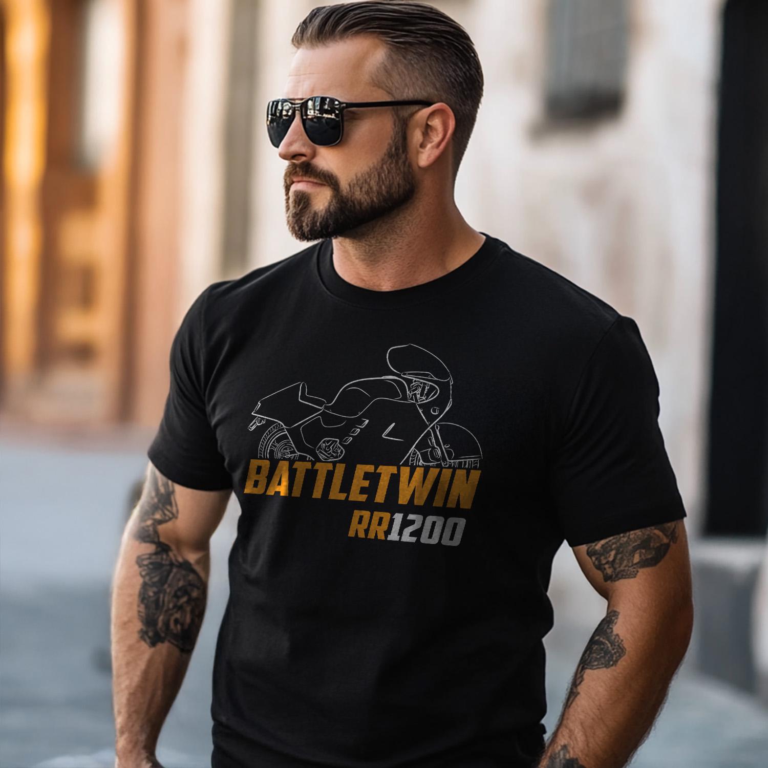 Buell RR1200 Battletwin 1988 - 1990 Inspired T-Shirt - Motorcycle Tee Shirt for Riders