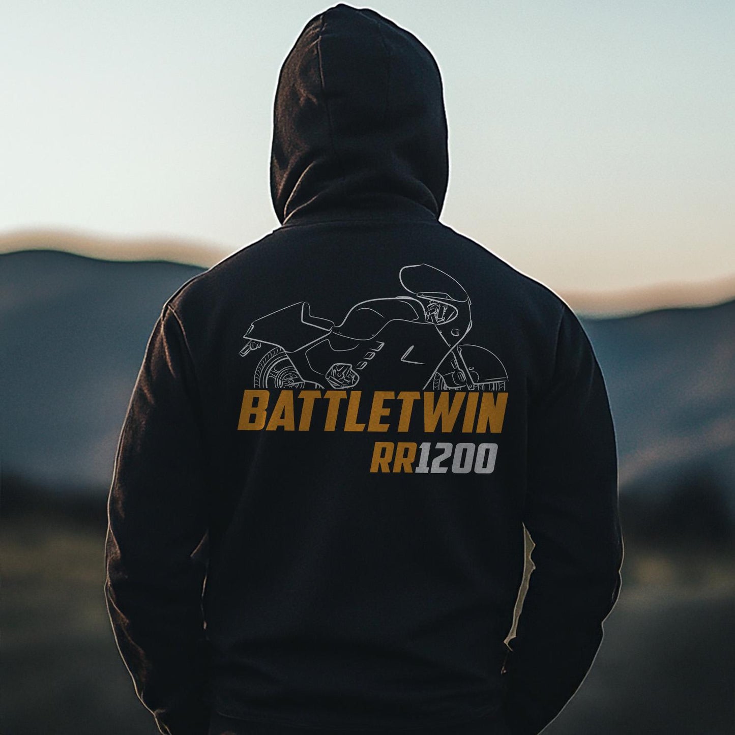 Buell RR1200 Battletwin 1988 - 1990 Inspired Hoodie - Motorcycle Sweatshirt for Riders