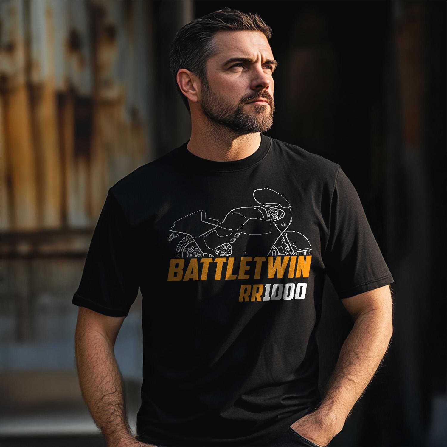Buell RR1000 Battletwin 1987 Inspired T-Shirt - Motorcycle Tee Shirt for Riders