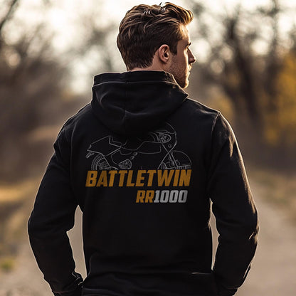 Buell RR1000 Battletwin 1987 Inspired Hoodie - Motorcycle Sweatshirt for Riders