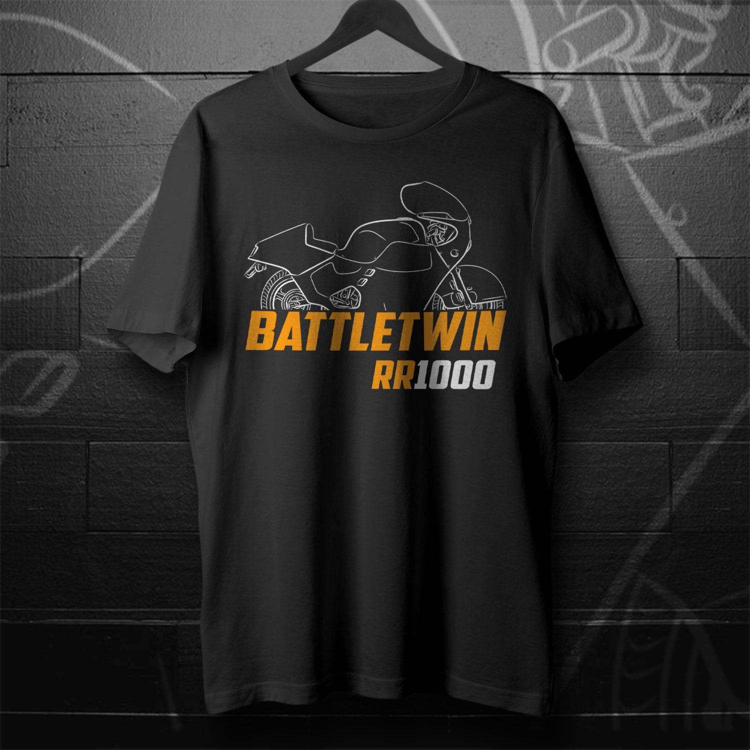 Buell RR1000 Battletwin 1987 Inspired T-Shirt - Motorcycle Tee Shirt for Riders
