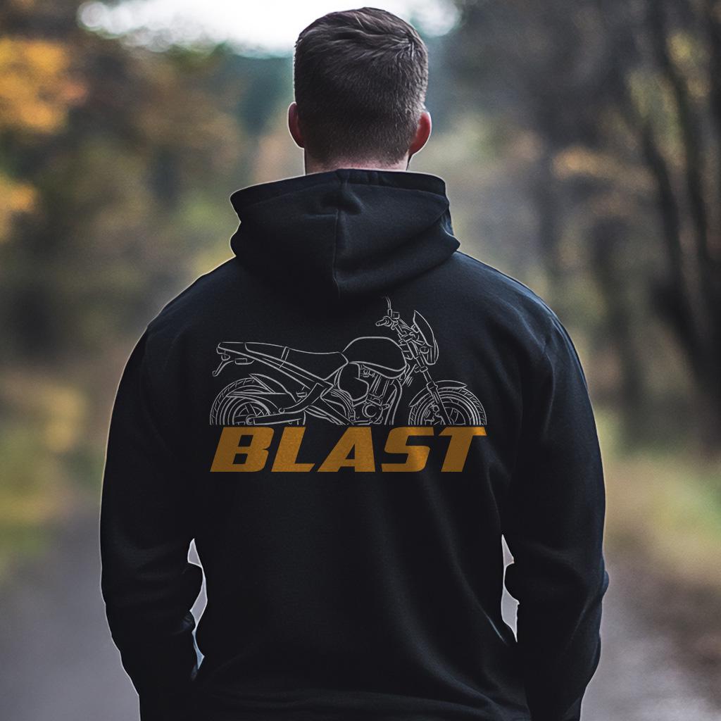 Buell Blast 2000 - 2010 Inspired Hoodie - Motorcycle Sweatshirt for Riders