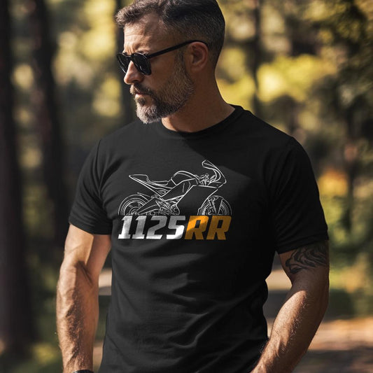 Buell 1125RR 2010 Inspired T-Shirt - Motorcycle Tee Shirt for Riders