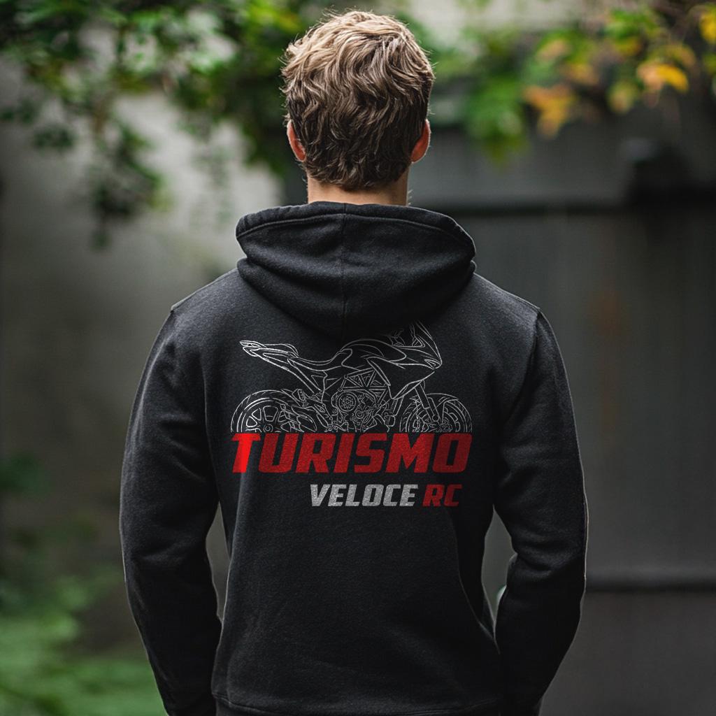 MV Agusta Turismo Veloce RC SCS 2019 - 2022 Inspired Hoodie - Motorcycle Sweatshirt for Riders