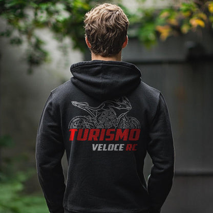 MV Agusta Turismo Veloce RC SCS 2019 - 2022 Inspired Hoodie - Motorcycle Sweatshirt for Riders