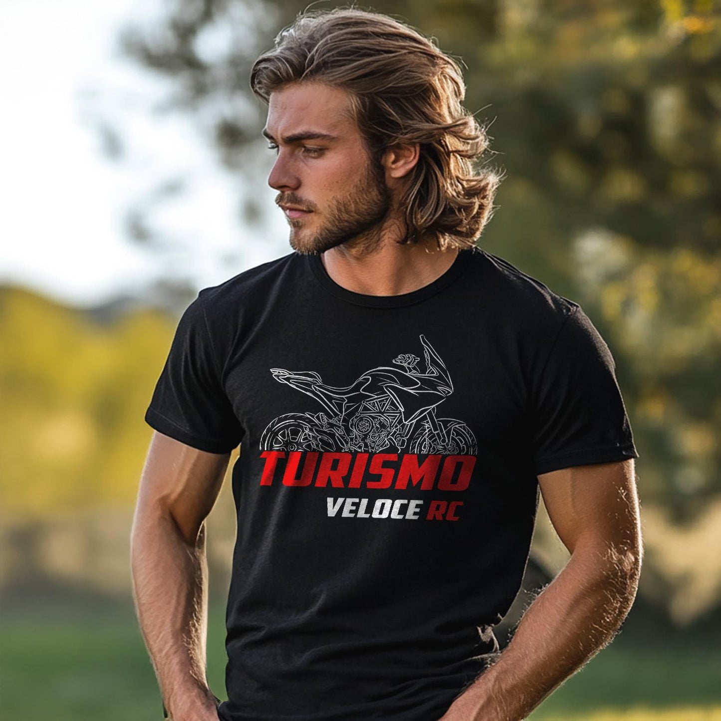 MV Agusta Turismo Veloce RC SCS 2019 - 2022 Inspired T-Shirt - Motorcycle Tee Shirt for Riders