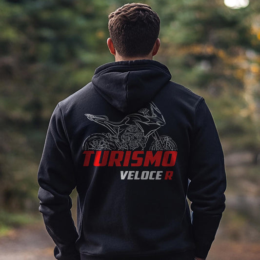 MV Agusta Turismo Veloce R 2023 - 2024 Inspired Hoodie - Motorcycle Sweatshirt for Riders