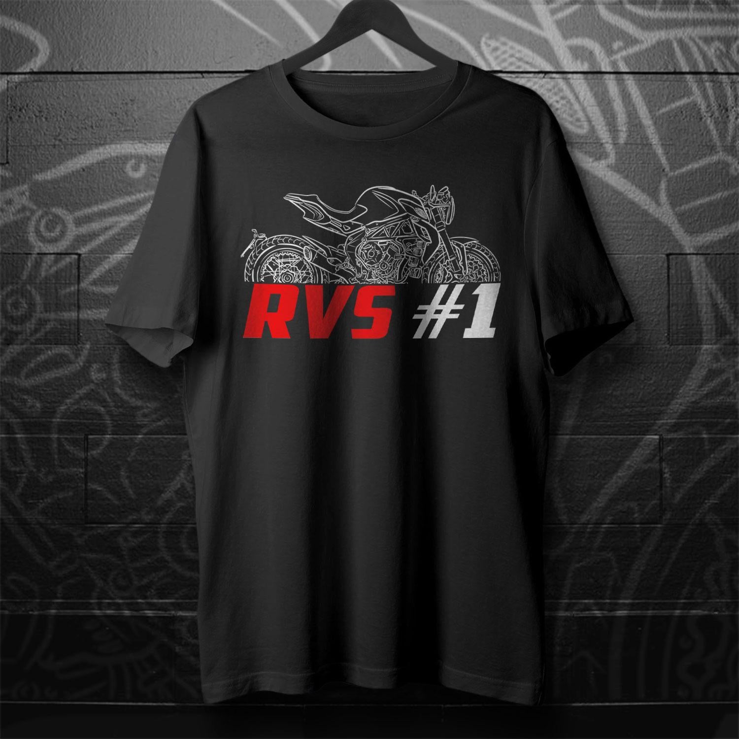 MV Agusta RVS #1 2018 Inspired T-Shirt - Motorcycle Tee Shirt for Riders