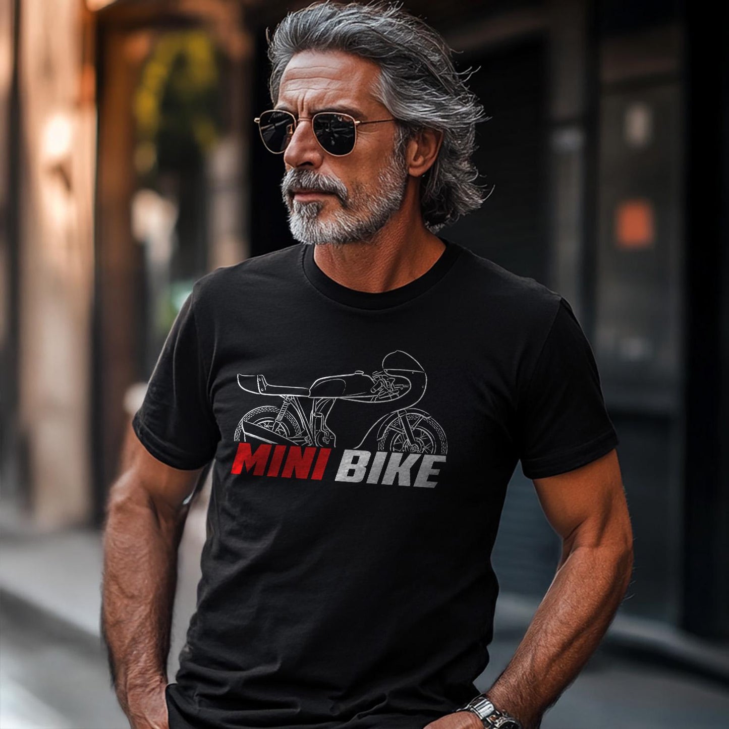 MV Agusta Mini Bike 1973 Inspired T-Shirt - Motorcycle Tee Shirt for Riders