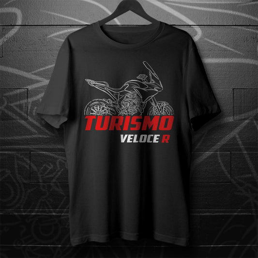 MV Agusta Turismo Veloce R 2023 - 2024 Inspired T-Shirt - Motorcycle Tee Shirt for Riders