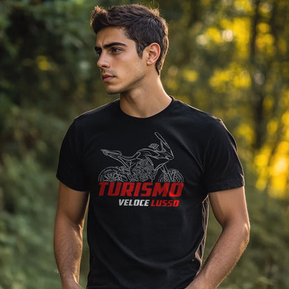 MV Agusta Turismo Veloce Lusso Inspired T-Shirt - Motorcycle Tee Shirt for Riders
