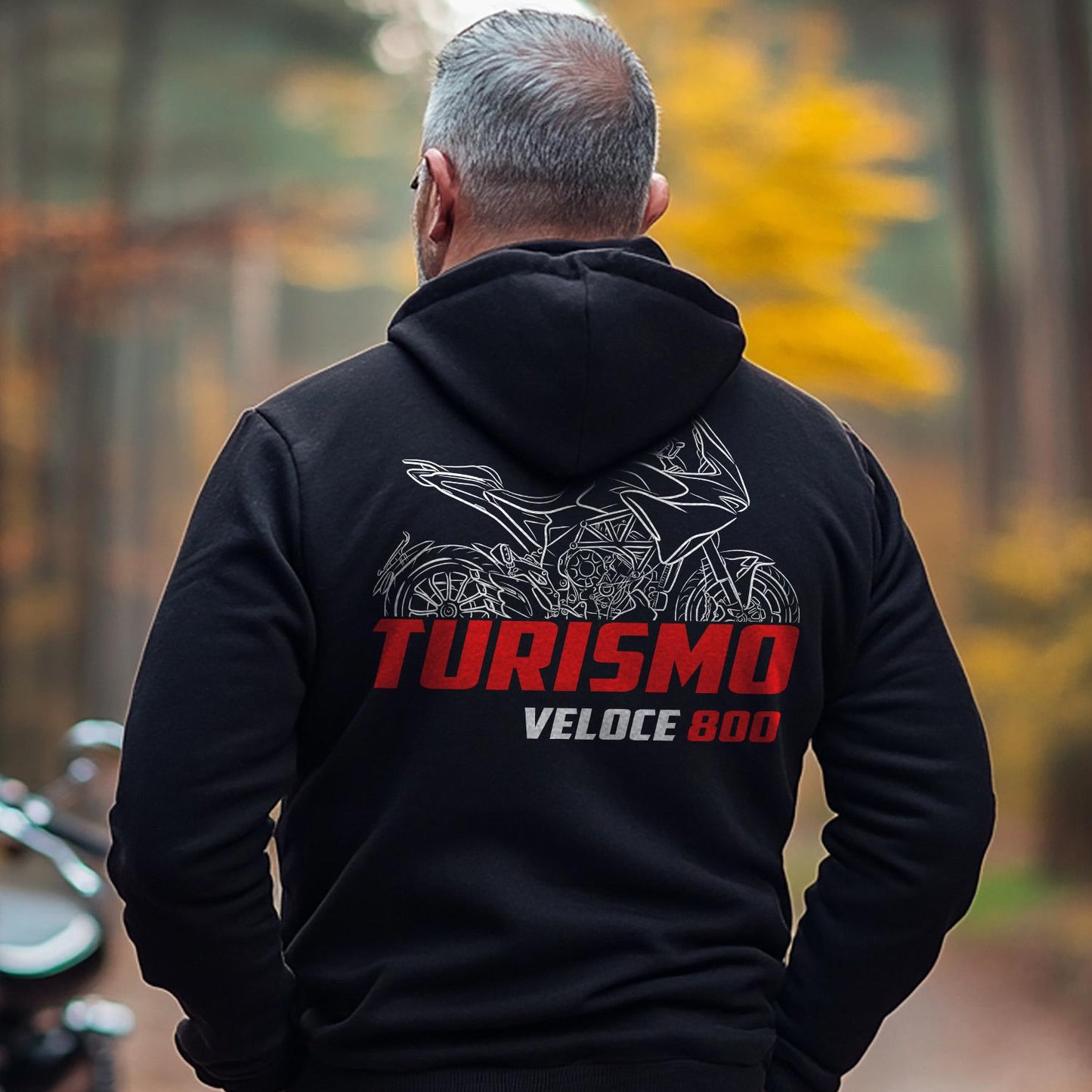 MV Agusta Turismo Veloce 800 Inspired Hoodie - Motorcycle Sweatshirt for Riders