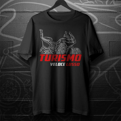 MV Agusta Turismo Veloce Lusso Inspired T-Shirt - Motorcycle Tee Shirt for Riders