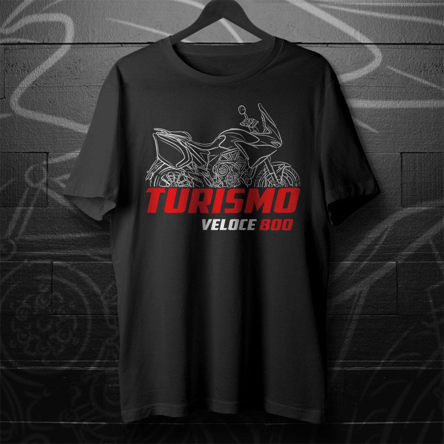 MV Agusta Turismo Veloce 800 Inspired T-Shirt - Motorcycle Tee Shirt for Riders