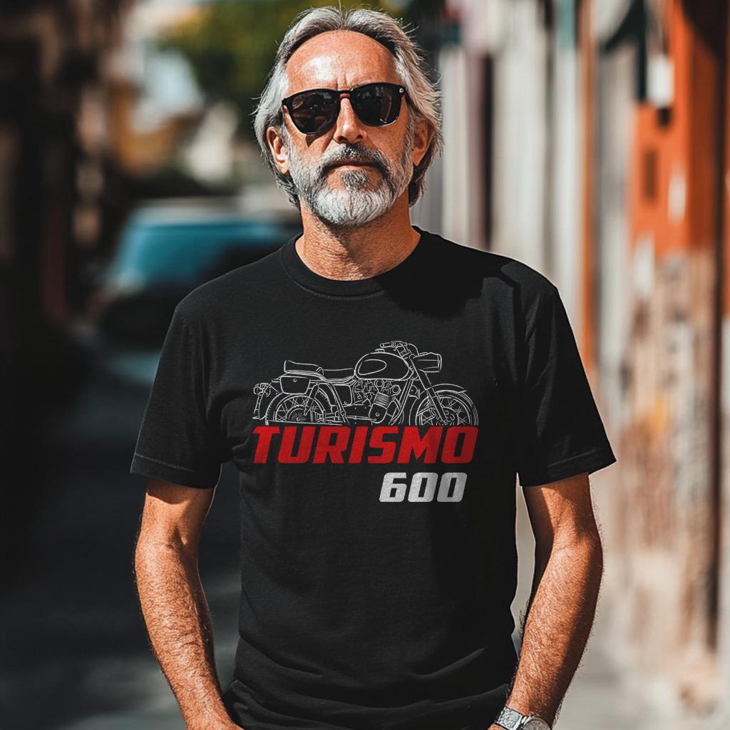 MV Agusta Turismo 600 1966 - 1970 Inspired T-Shirt - Motorcycle Tee Shirt for Riders