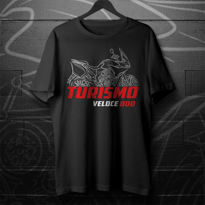 MV Agusta Turismo Veloce 800 Inspired T-Shirt - Motorcycle Tee Shirt for Riders