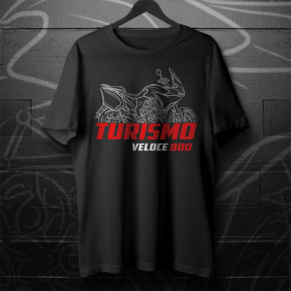 MV Agusta Turismo Veloce 800 Inspired T-Shirt - Motorcycle Tee Shirt for Riders