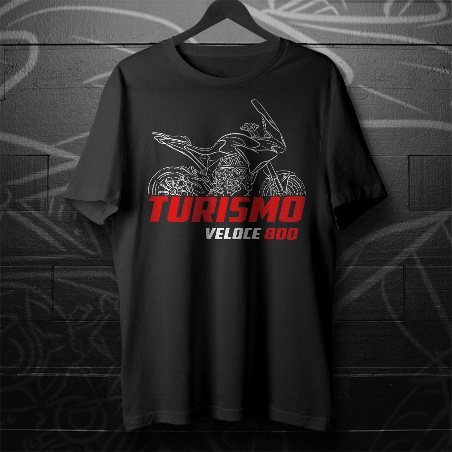 MV Agusta Turismo Veloce 800 Inspired T-Shirt - Motorcycle Tee Shirt for Riders