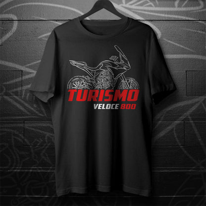 MV Agusta Turismo Veloce 800 Inspired T-Shirt - Motorcycle Tee Shirt for Riders