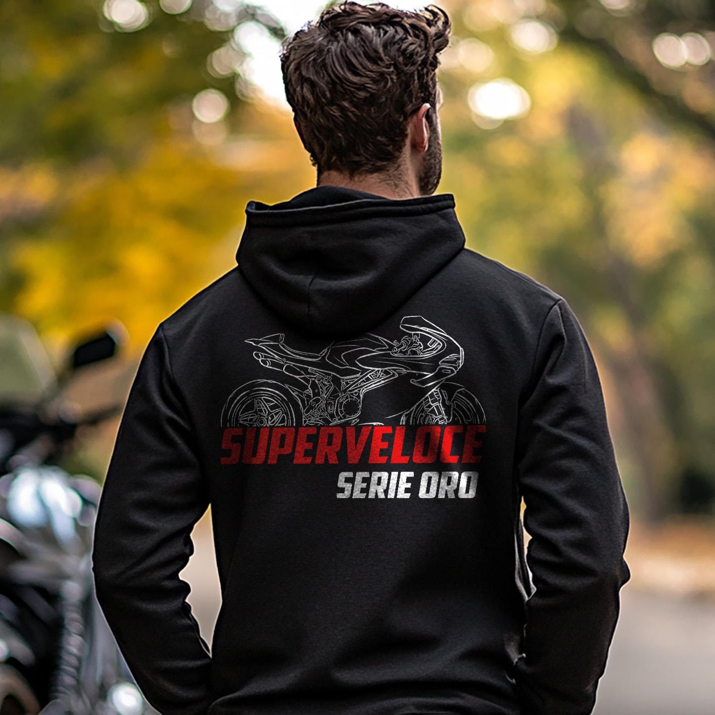 MV Agusta Superveloce 1000 Serie Oro 2023-2025 Inspired Hoodie - Motorcycle Sweatshirt for Riders