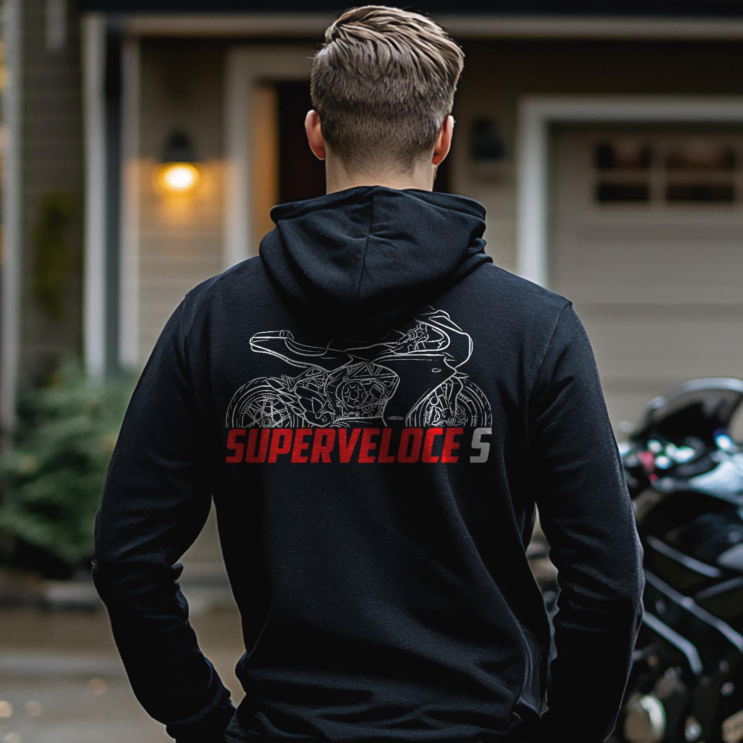MV Agusta Superveloce S 2023 - 2024 Inspired Hoodie - Motorcycle Sweatshirt for Riders