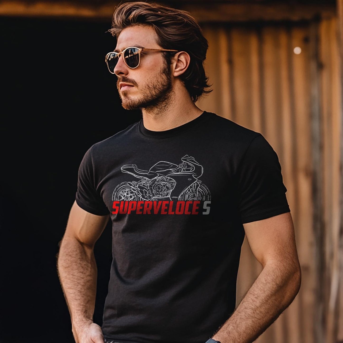 MV Agusta Superveloce S 2023 - 2024 Inspired T-Shirt - Motorcycle Tee Shirt for Riders