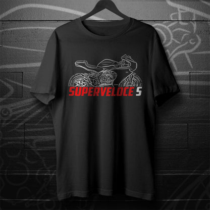 MV Agusta Superveloce S 2023 - 2024 Inspired T-Shirt - Motorcycle Tee Shirt for Riders