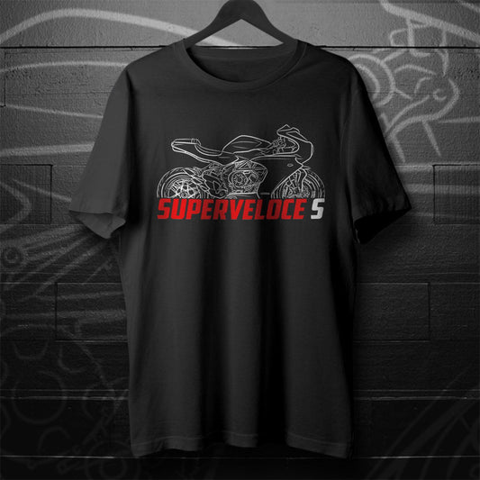 MV Agusta Superveloce S 2023 - 2024 Inspired T-Shirt - Motorcycle Tee Shirt for Riders