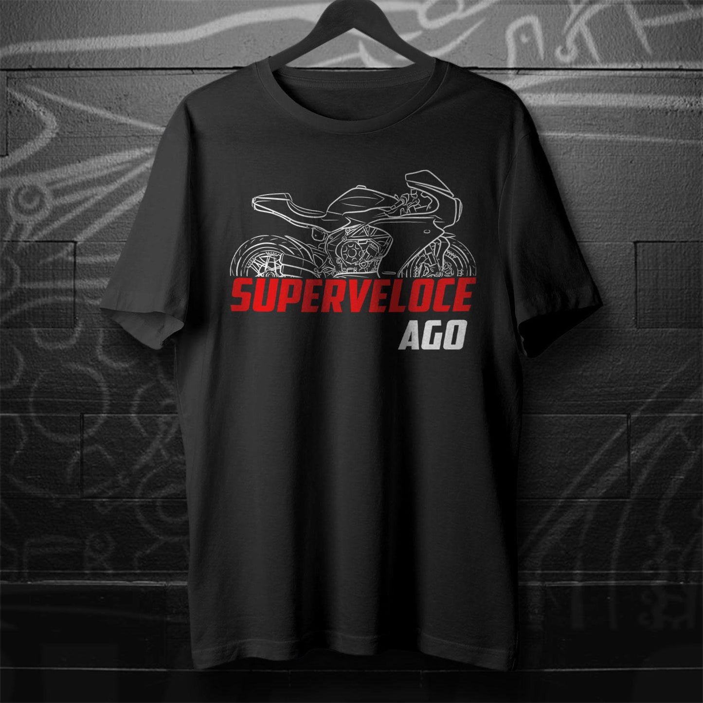 MV Agusta Superveloce Ago 2021 - 2023 Inspired T-Shirt - Motorcycle Tee Shirt for Riders