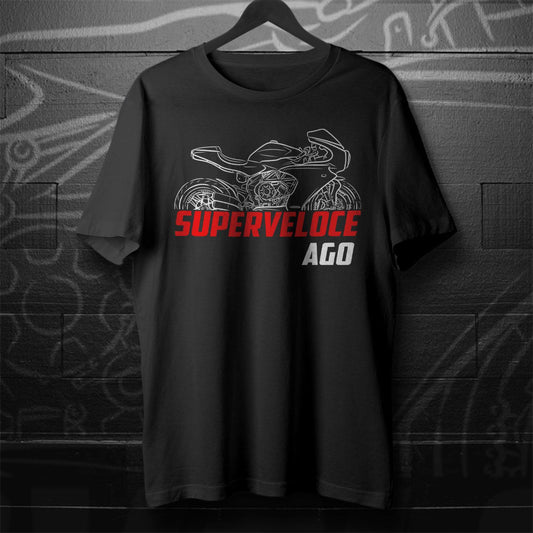 MV Agusta Superveloce Ago 2021 - 2023 Inspired T-Shirt - Motorcycle Tee Shirt for Riders