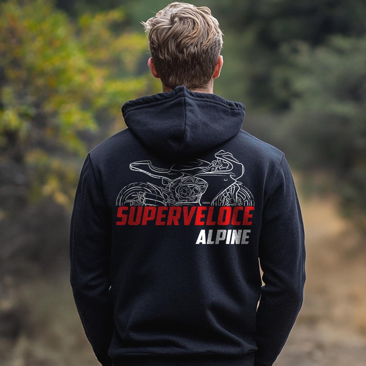 MV Agusta Superveloce 800 Alpine 2021 Inspired Hoodie - Motorcycle Sweatshirt for Riders