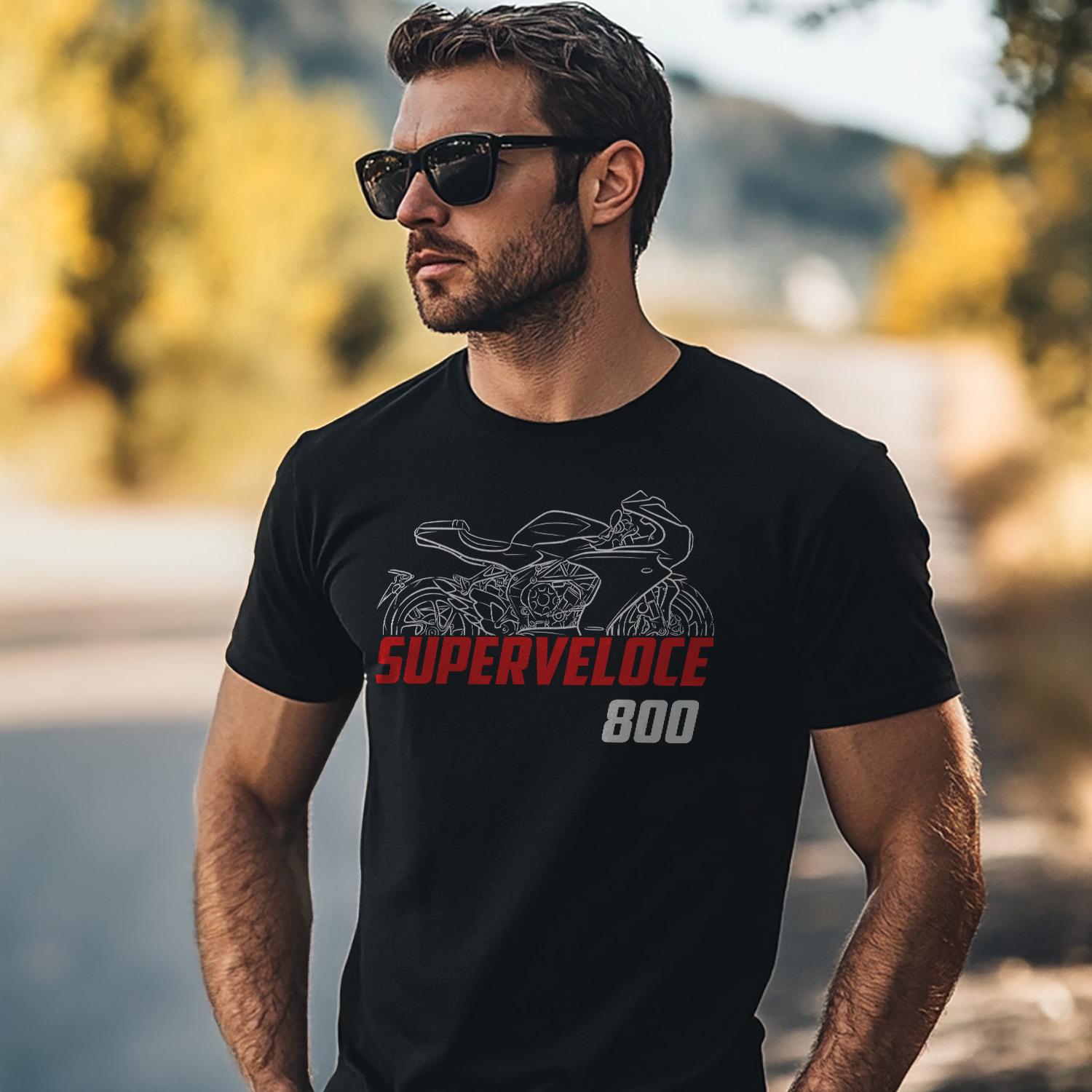 MV Agusta Superveloce 800 2020 - 2024 Inspired T-Shirt - Motorcycle Tee Shirt for Riders