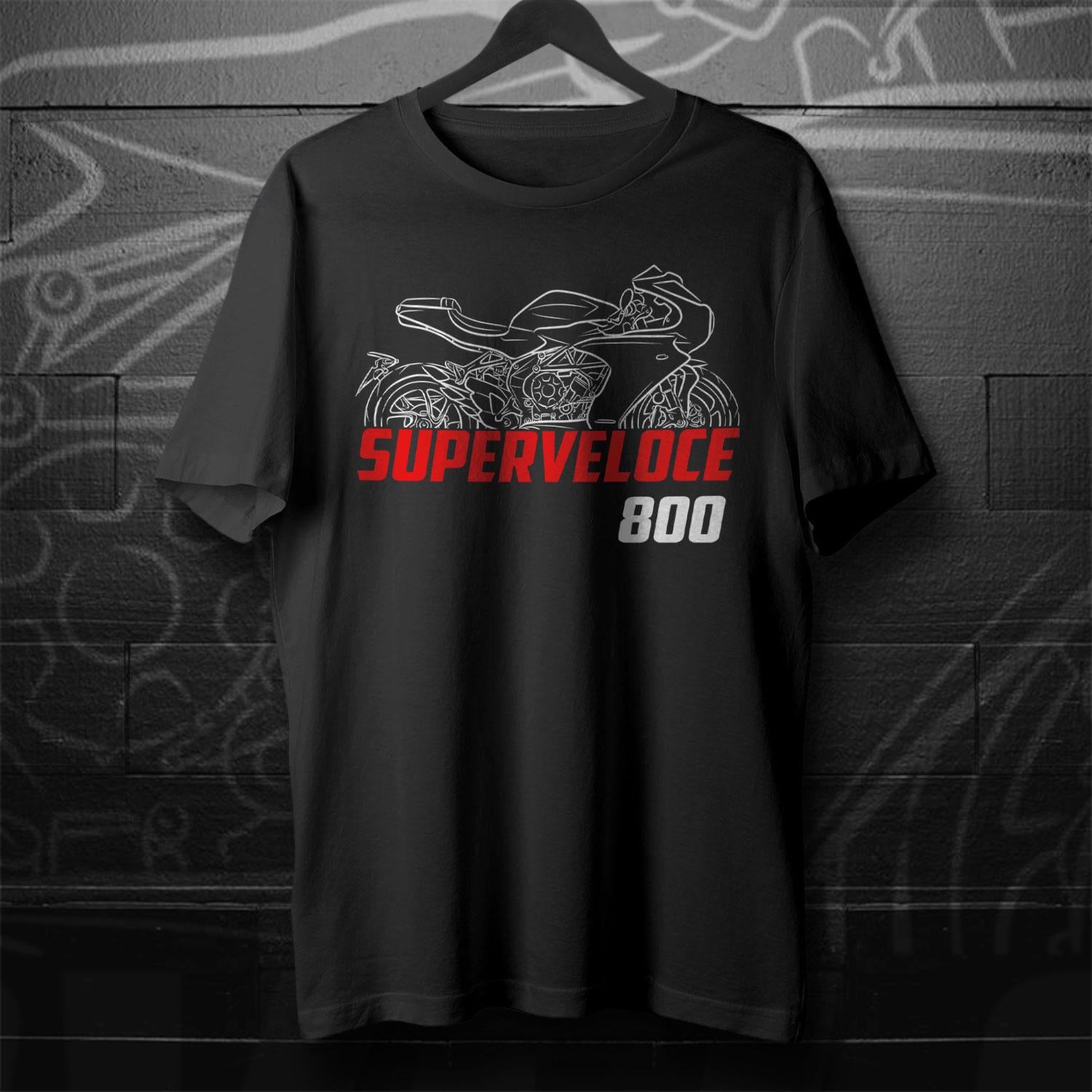 MV Agusta Superveloce 800 2020 - 2024 Inspired T-Shirt - Motorcycle Tee Shirt for Riders