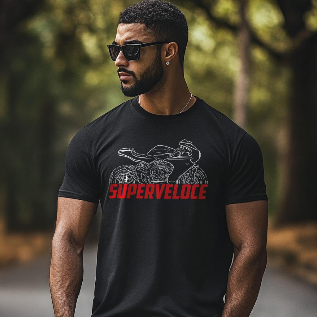 MV Agusta Superveloce 98 2024 Inspired T-Shirt - Motorcycle Tee Shirt for Riders